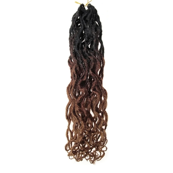 Hippie 18" Locs Synthetic Extension Ombre 2 Pack - Picture 1 of 1